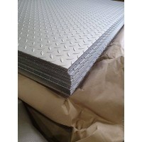 Лист нержавеющий рифленый чечевица 3x1500x3000 мм 20Х23Н18 ГОСТ 8568-77
